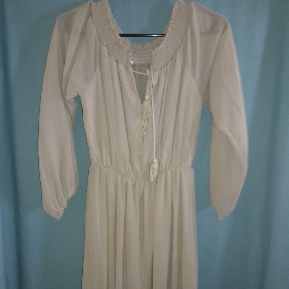 Light olive green dress